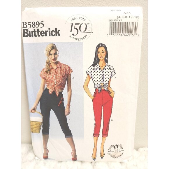Butterick B5895 Sewing Pattern UNCUT Sizes 4–12 | 150th Anniversary - Picture 1 of 15